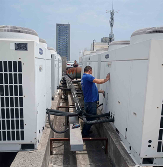 循化中央空调制热和不制冷系统维修方法